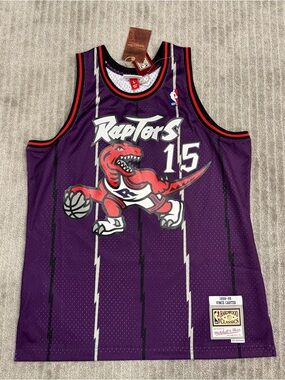 Mitchell & Ness Purple Toronto Raptors Vince Carter Hardwood Classics Jersey